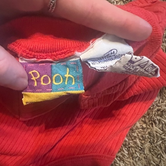 Vintage Baby Disney/Pooh Baseball Button onesie - Picture 3 of 4